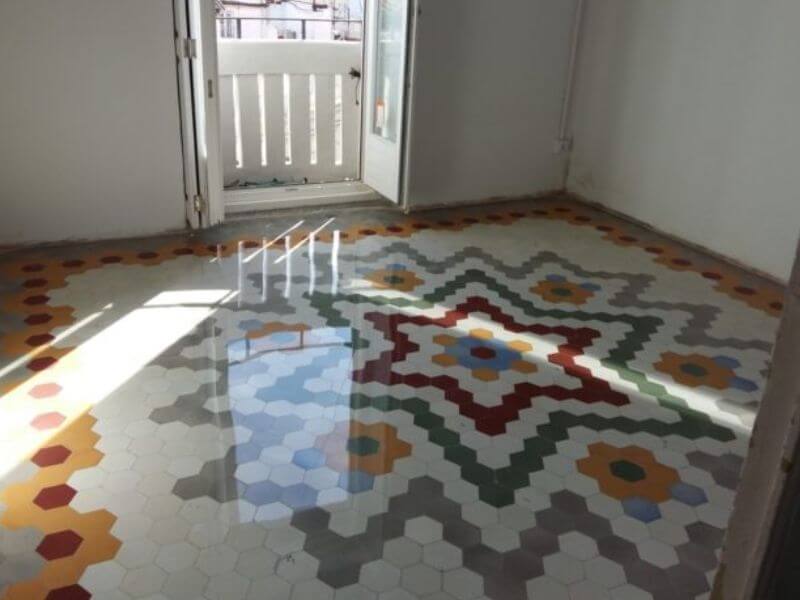 Cristalizado de suelos de mosaico para Valencia