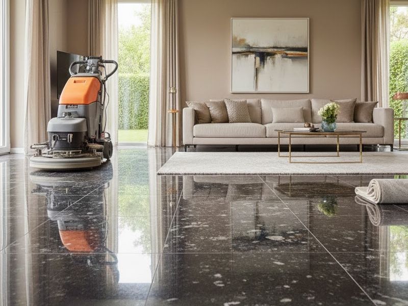 Abrillantado de suelos de granito para Valencia