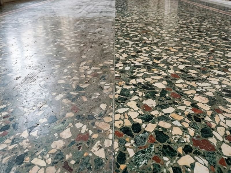 Expertos en el tratamiento de suelos de terrazo en Valencia